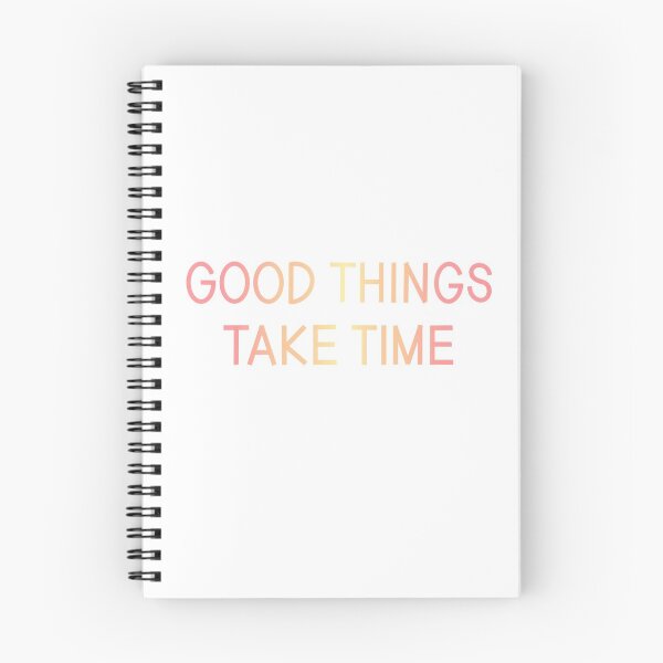 Item preview, good things take time sunset quote designed and sold by Riley Coy.