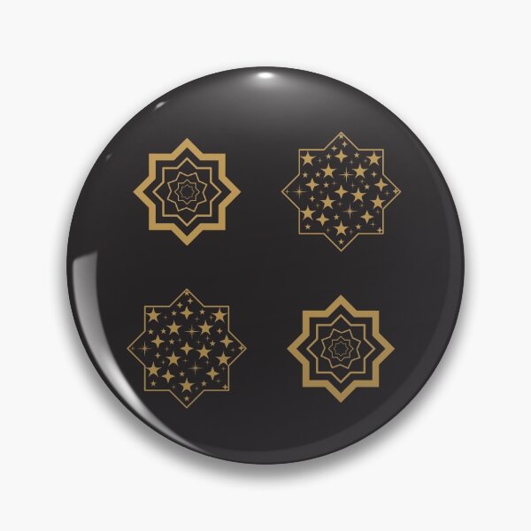 Item preview, Golden Stars Pattern designed and sold by LADYGOODMOOD.