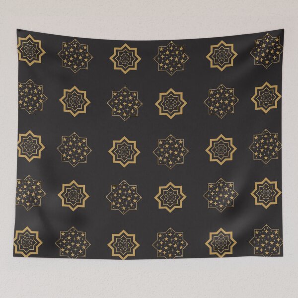 Item preview, Golden Stars Pattern designed and sold by LADYGOODMOOD.