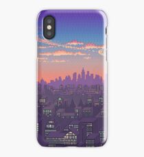Pixel Cityscape iPhone Case