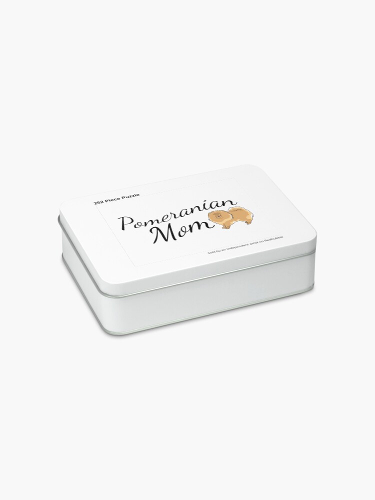 Alternate view of Pomeranian Mom Jigsaw Puzzle