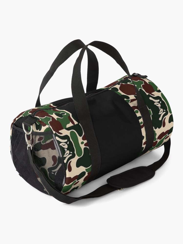 bape camo duffle bag