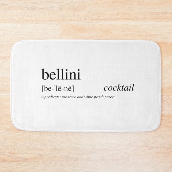 Item preview, Bellini cocktail designed and sold by ALushLifeManual.
