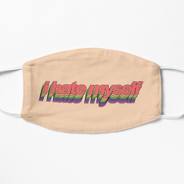 i hate myself - popart Small Mask