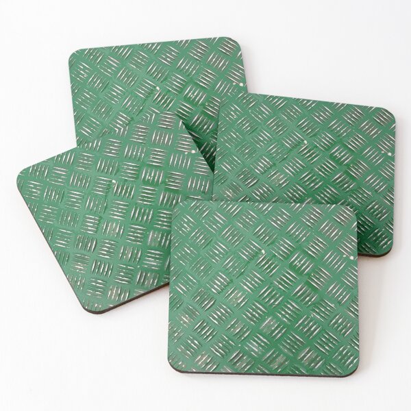 Item preview, green painted iron flooring pattern designed and sold by pinkal.