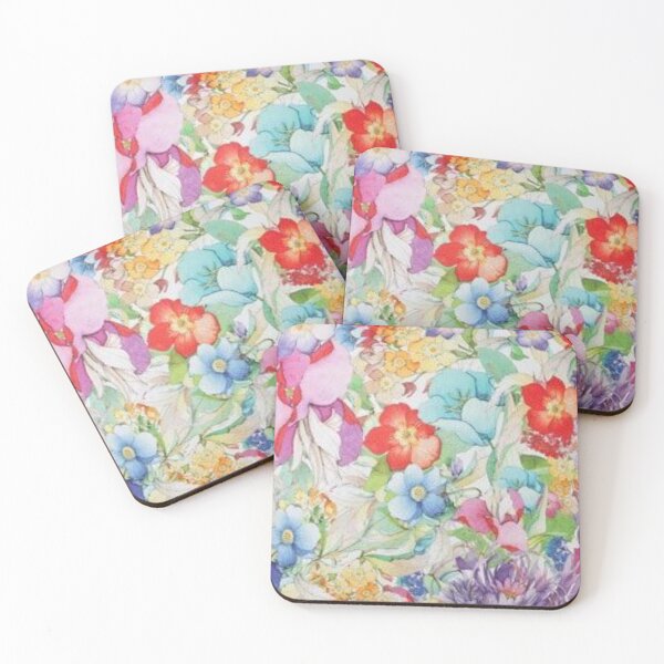 Item preview, acuarela de flores de verano designed and sold by coolkatia.