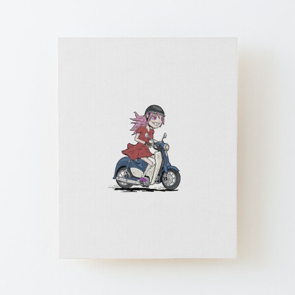 2018 Honda Supercub C125 Motome Wood Mounted Print