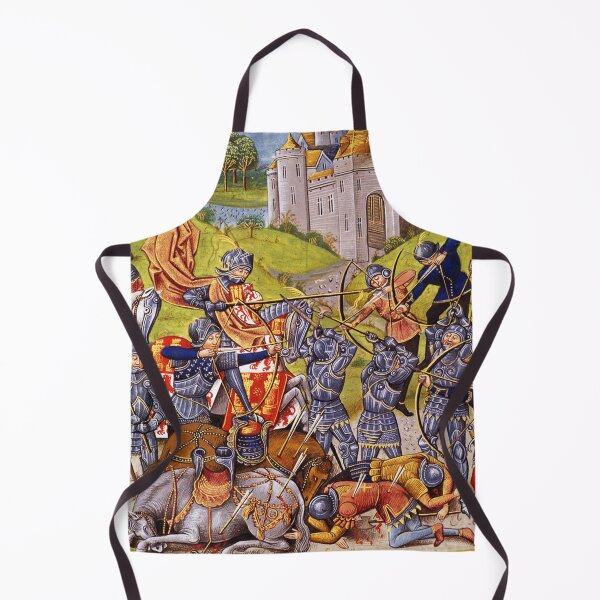 Item preview, English vs French Medieval Battle Mural designed and sold by Vintage Designs +.