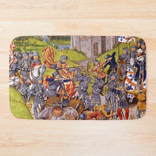 Item preview, English vs French Medieval Battle Mural designed and sold by Vintage Designs +.