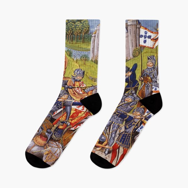 Item preview, English vs French Medieval Battle Mural designed and sold by Vintage Designs +.