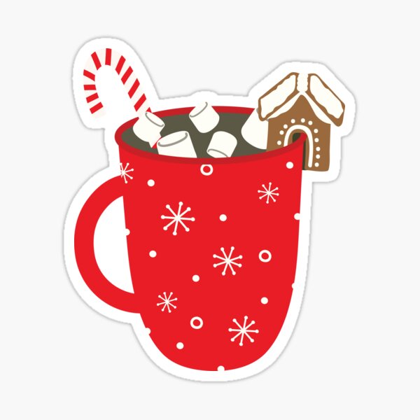 Christmas Cocoa Traditional Sticker