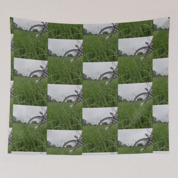 Item preview, bike in grass designed and sold by TessaSwennen.