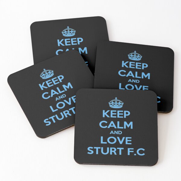 Item preview, Keep calm and love sturt fc | AFL footy designed and sold by Gatsbird Design.