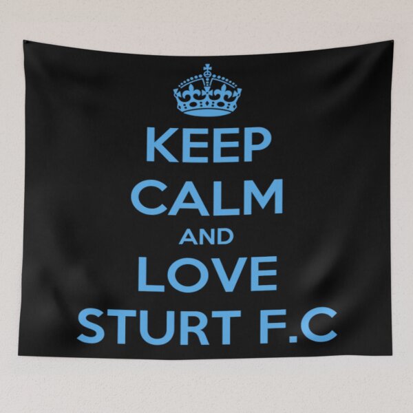 Item preview, Keep calm and love sturt fc | AFL footy designed and sold by Gatsbird Design.