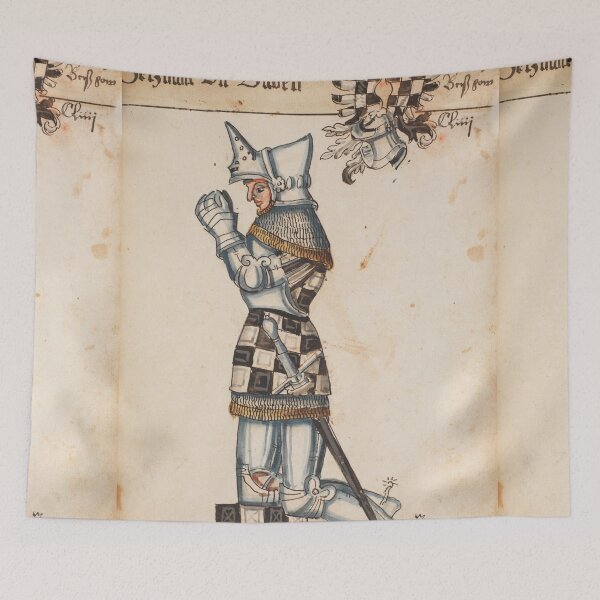 Item preview, Praying Knight Medieval artwork designed and sold by Vintage Designs +.