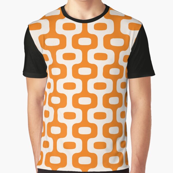 Item preview, Ipanema Orange and White Pattern designed and sold by StupidHeadArt.