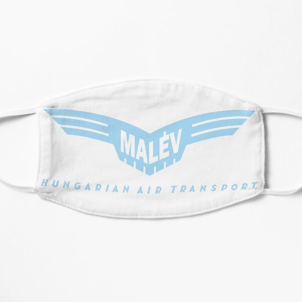 Malév - Hungarian Air Transport (blue on white) Flat Mask