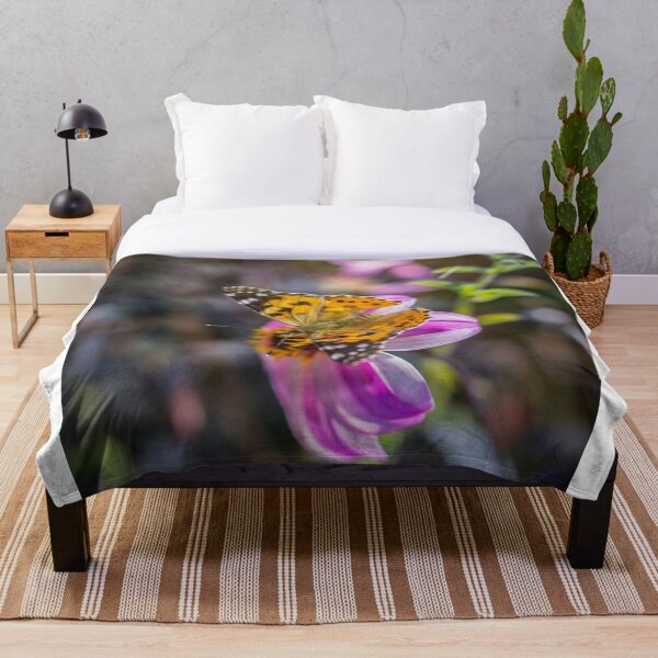 Item preview, Butterfly on the pin flower| Floflo art designed and sold by Flofloart.
