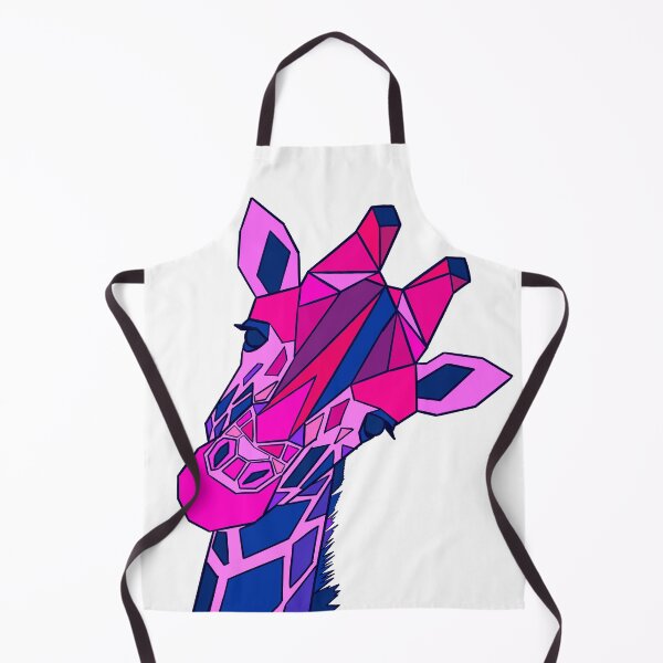 Item preview, Geometric Giraffe - Pink Blue designed and sold by Geometricshow.