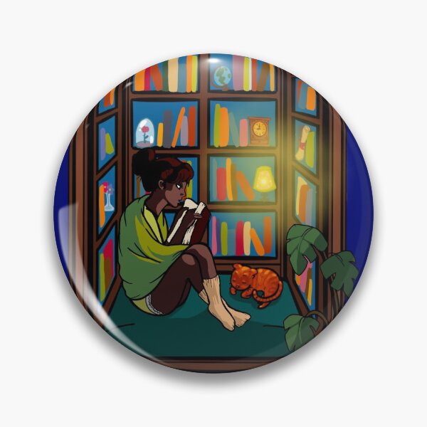 Item preview, Cozy princess reading inside booknook designed and sold by theclassynerd.