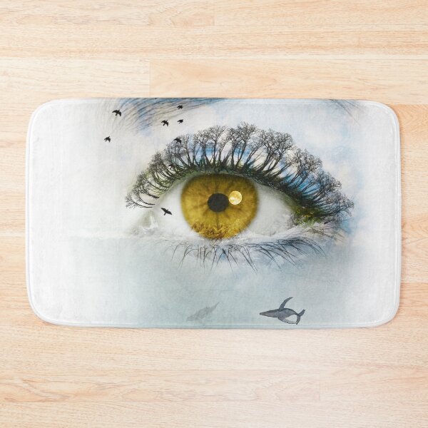 Item preview, surreal fantasy eye with animals designed and sold by Nicole Bleck.