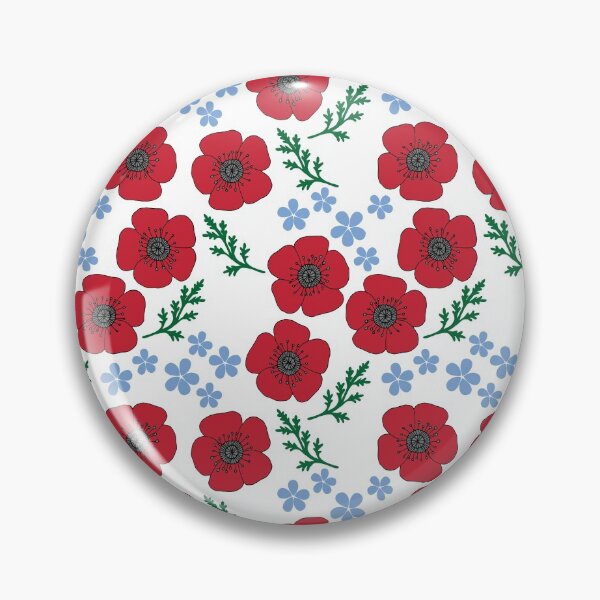 Artikelvorschau, Mohn und Vergissmeinnicht entworfen und verkauft von LittleBettyMakes.