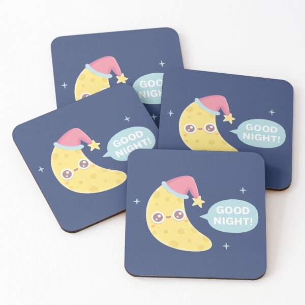 Item preview, Cute Crescent Moon Says Good Night designed and sold by rustydoodle.