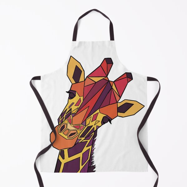Item preview, Geometric Giraffe - Red Yellow Purple designed and sold by Geometricshow.