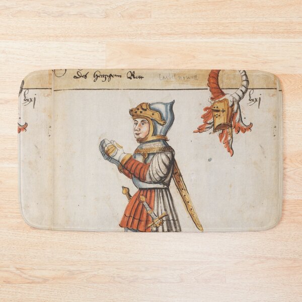 Item preview, Praying Knight Medieval artwork designed and sold by Vintage Designs +.