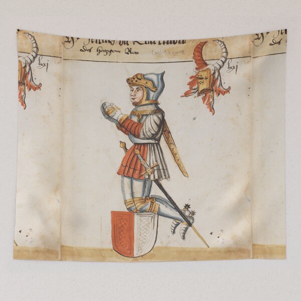 Item preview, Praying Knight Medieval artwork designed and sold by Vintage Designs +.
