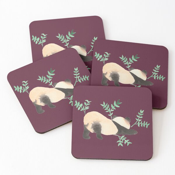 Item preview, Cute panda bear, dark red designed and sold by Sonderblume.