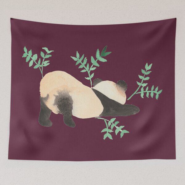 Item preview, Cute panda bear, dark red designed and sold by Sonderblume.