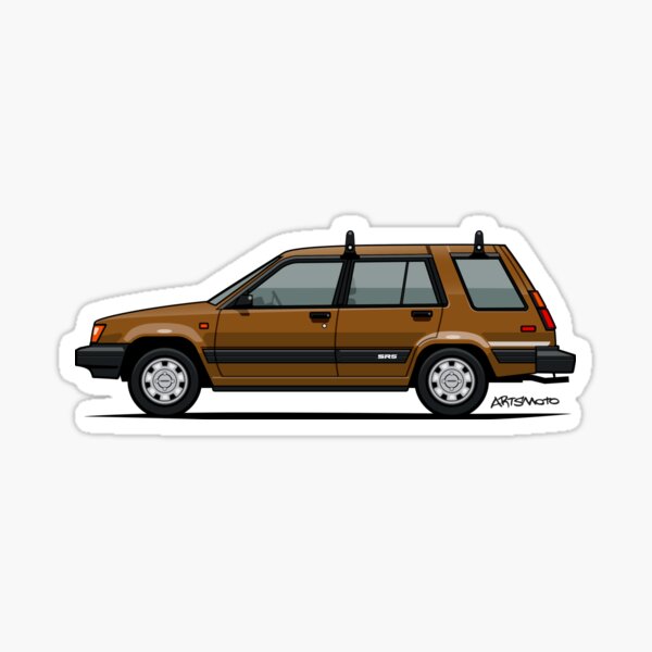 Item preview, Toyota Tercel SR5 4WD Wagon AL25 (bronze) designed and sold by Monkey Crisis On Mars.
