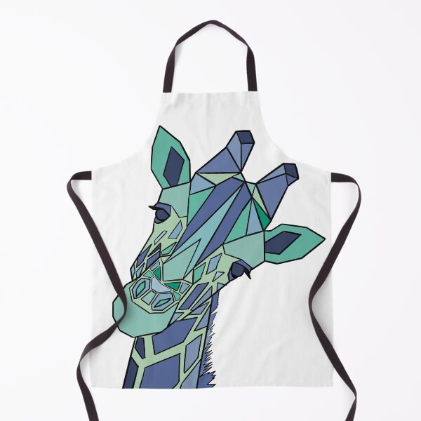 Item preview, Geometric Giraffe - Light Blue designed and sold by Geometricshow.