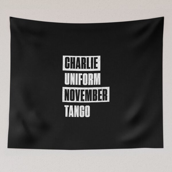 Item preview, Funny Charlie Uniform November Tango Phonetic Alphabet designed and sold by artworkbyrihen.