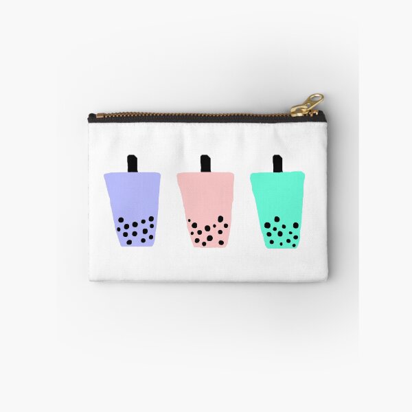 Item preview, 3 pastel boba drinks sticker pack designed and sold by Ellamcf22.