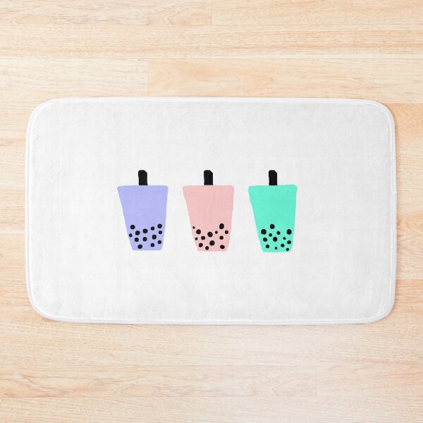 Item preview, 3 pastel boba drinks sticker pack designed and sold by Ellamcf22.