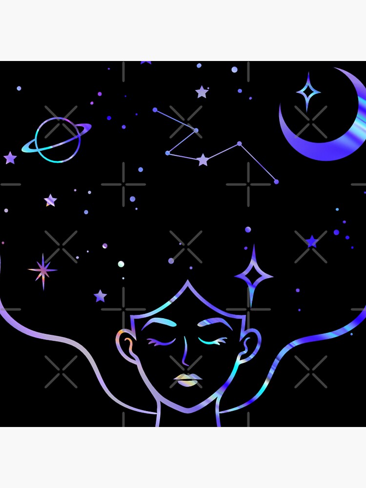 “Beautiful Galaxy Stencil Design” Sticker for Sale by Printoncate