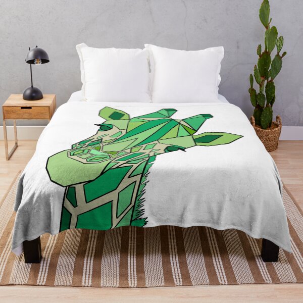 Item preview, Geometric Giraffe - Green designed and sold by Geometricshow.