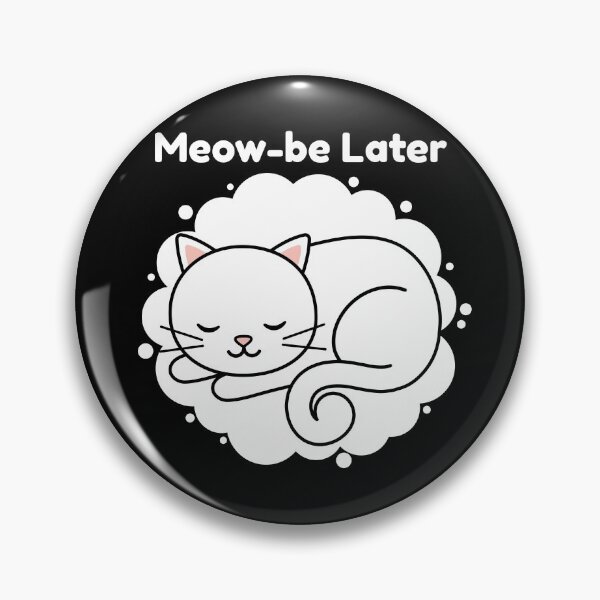 Item preview, miau-ser más tarde durmiendo diseño lindo gato designed and sold by nerobi.