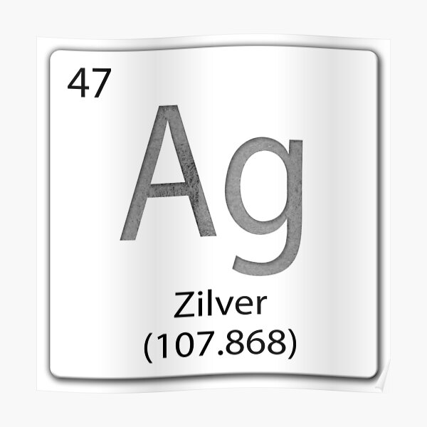 Twisted omverwerping Boek chemical element tile Ag - Argent - Francais" Poster by funkyworm |  Redbubble