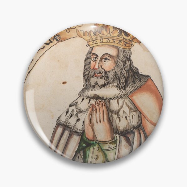 Item preview, Praying King Medieval artwork designed and sold by Vintage Designs +.