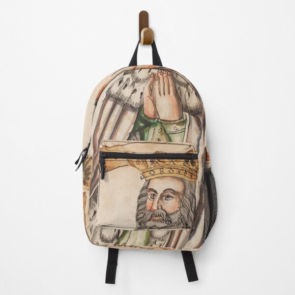 Item preview, Praying King Medieval artwork designed and sold by Vintage Designs +.