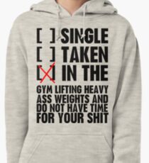 Relationship status GYM Pullover Hoodie