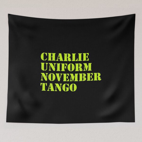 Item preview, Funny Charlie Uniform November Tango Phonetic Alphabet designed and sold by artworkbyrihen.