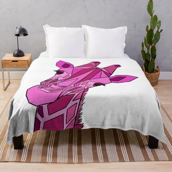 Item preview, Geometric Giraffe - Pink designed and sold by Geometricshow.
