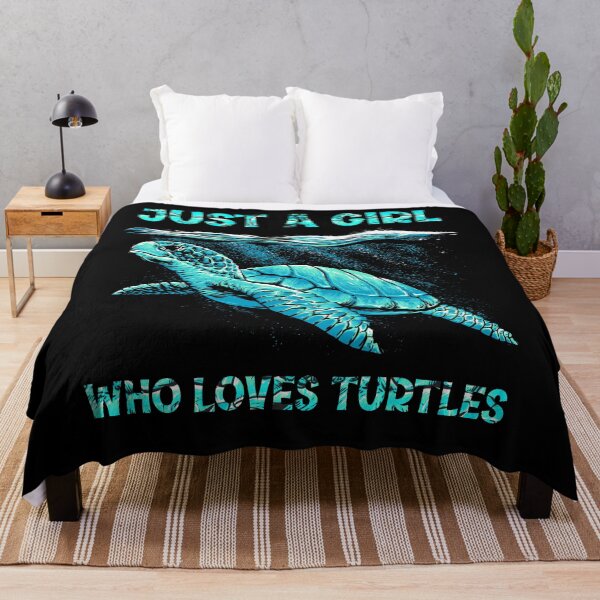 Item preview, Just a girl who loves turtles - Turtle gift designed and sold by oussama dif.