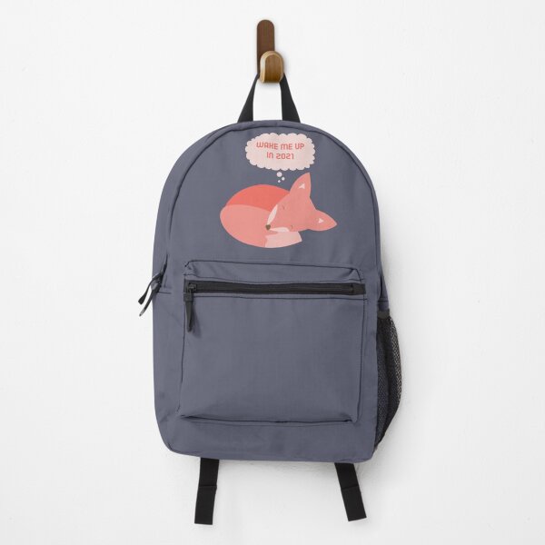 Item preview, Cute sleepy fox "Wake Me Up in 2021" - Funny Sarcastic Saying - Scandinavian art - Funny quarantine gifts for kids designed and sold by TamGustam.