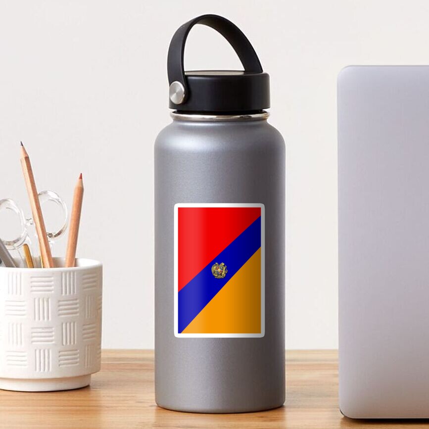 Flag of Armenia Հայաստանի դրոշը Sticker