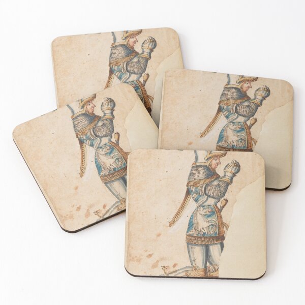 Item preview, Praying Knight Medieval artwork designed and sold by Vintage Designs +.